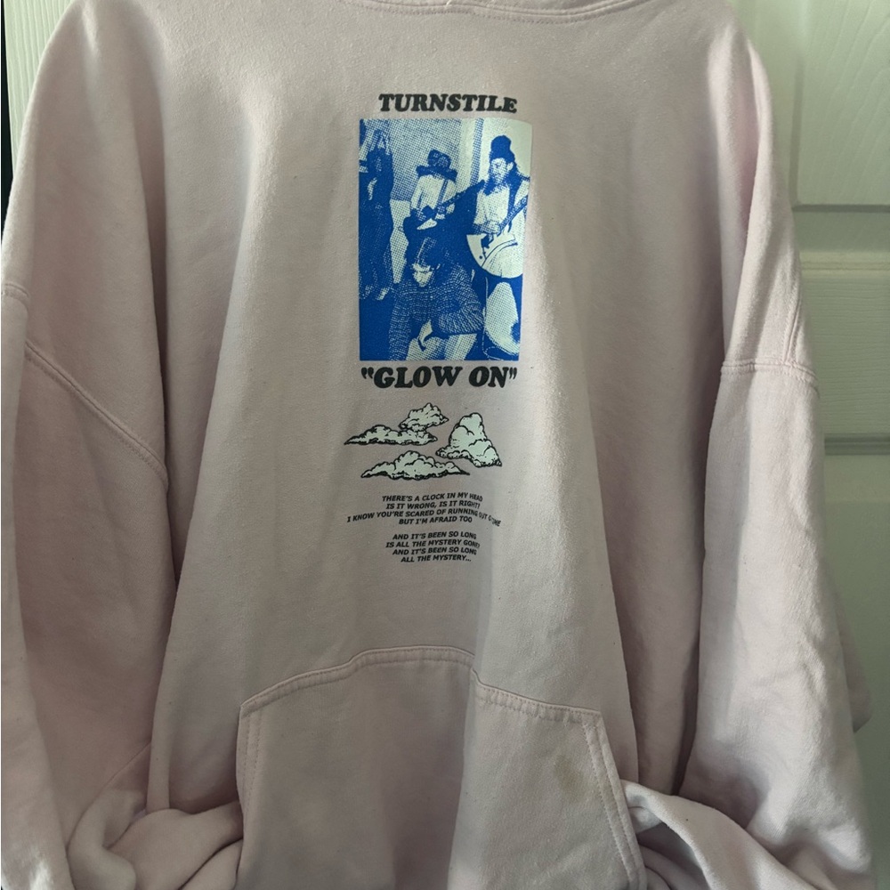 Turnstile Pink Glow On Hoodie